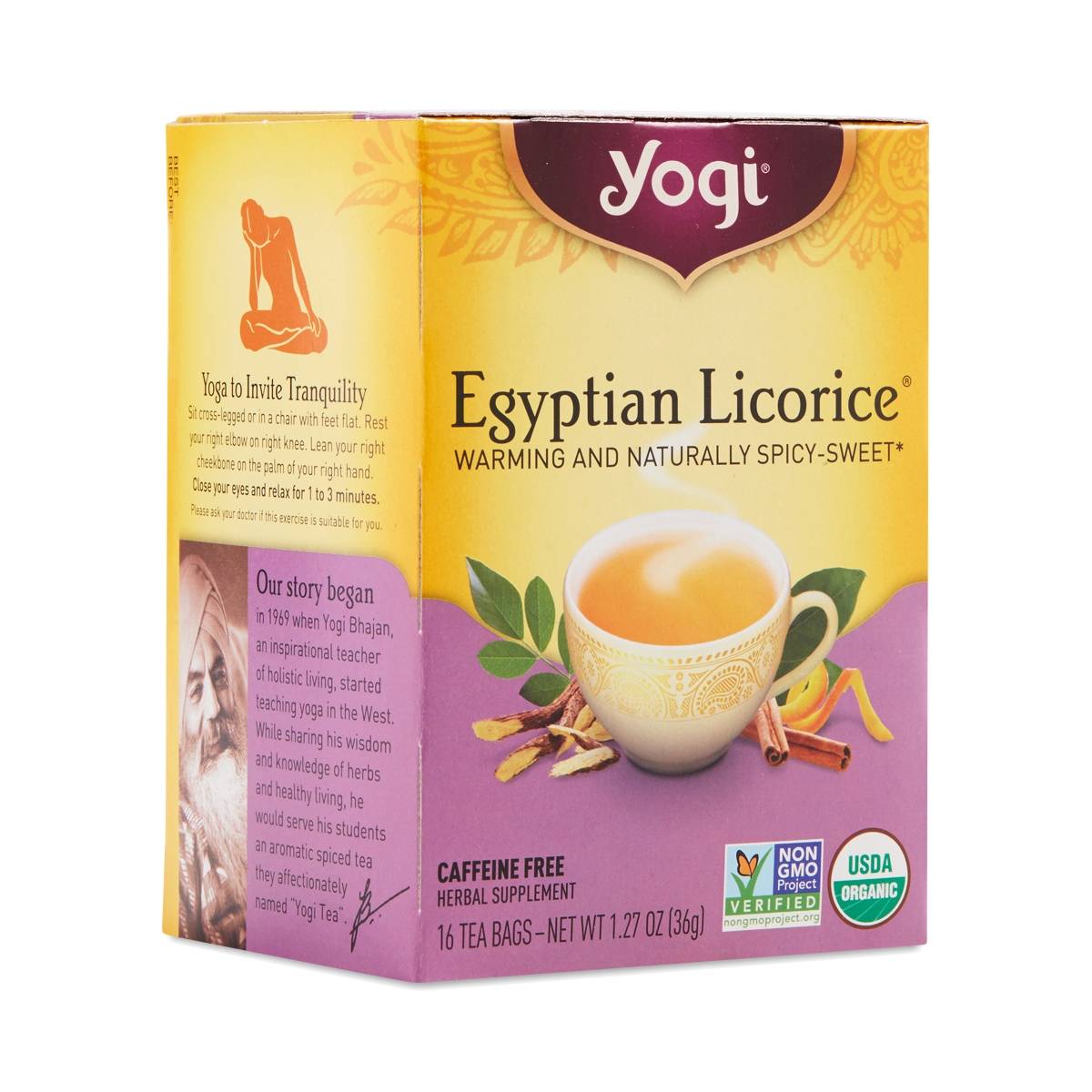 Egyptian Licorice Tea by Yogi Tea Thrive Market