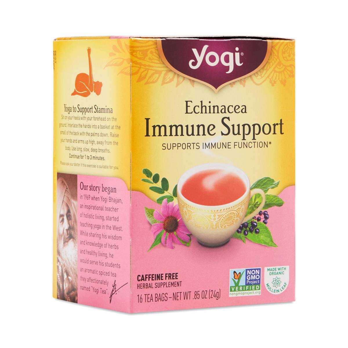 Echinacea Immune Support Tea by Yogi Tea Thrive Market