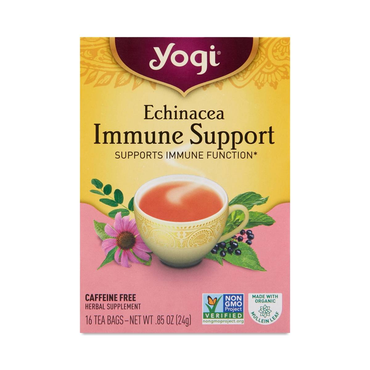 Echinacea Immune Support Tea by Yogi Tea Thrive Market