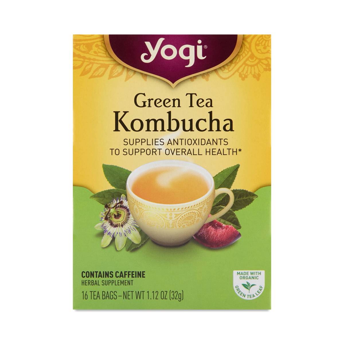 Green Tea Kombucha by Yogi Tea Thrive Market