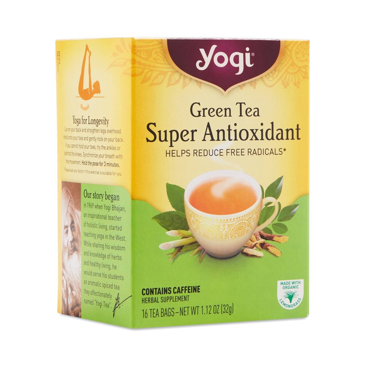 Green Tea Super Antioxidant by Yogi Tea Thrive Market