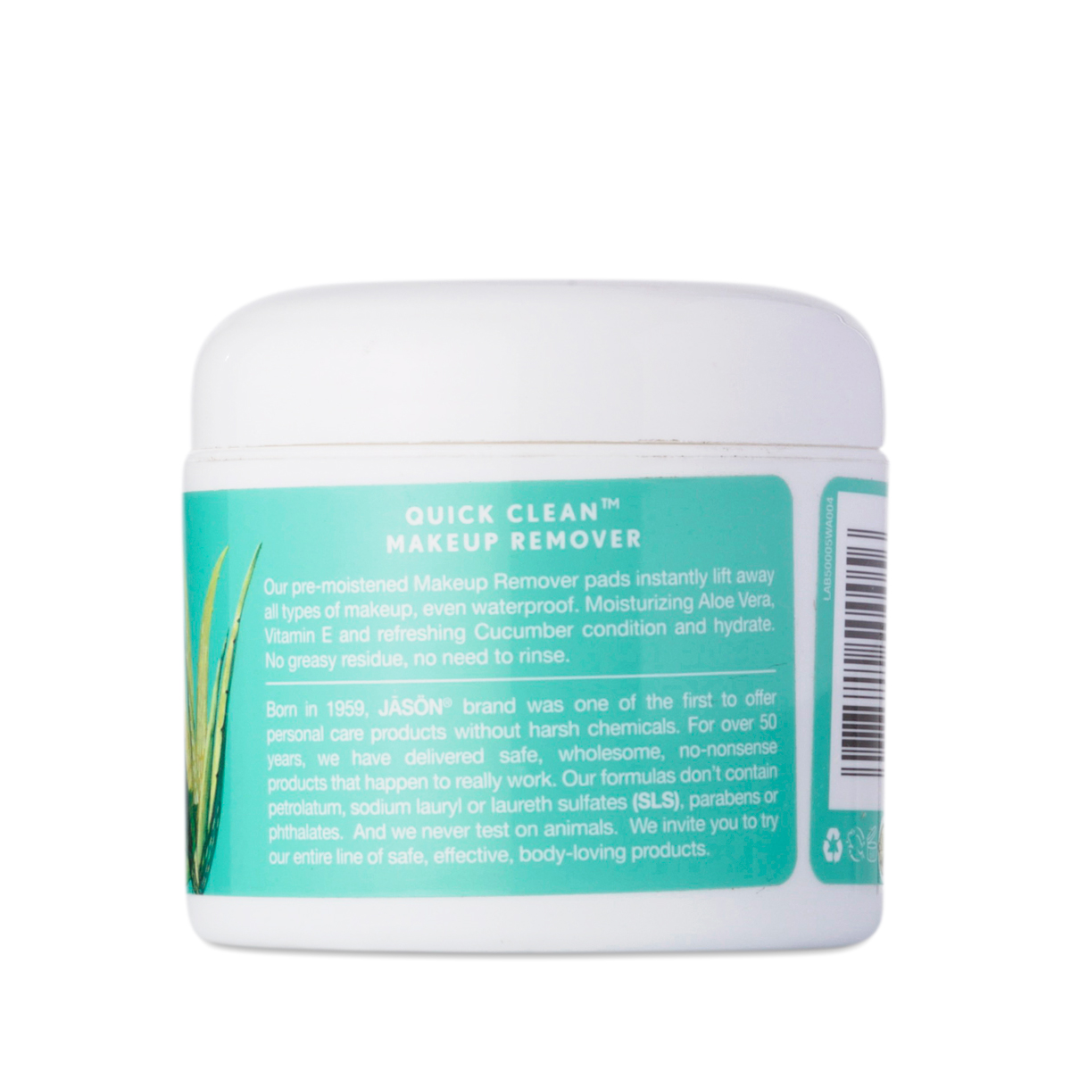 Quick Clean Makeup Remover Pads by Jason Natural Thrive Market