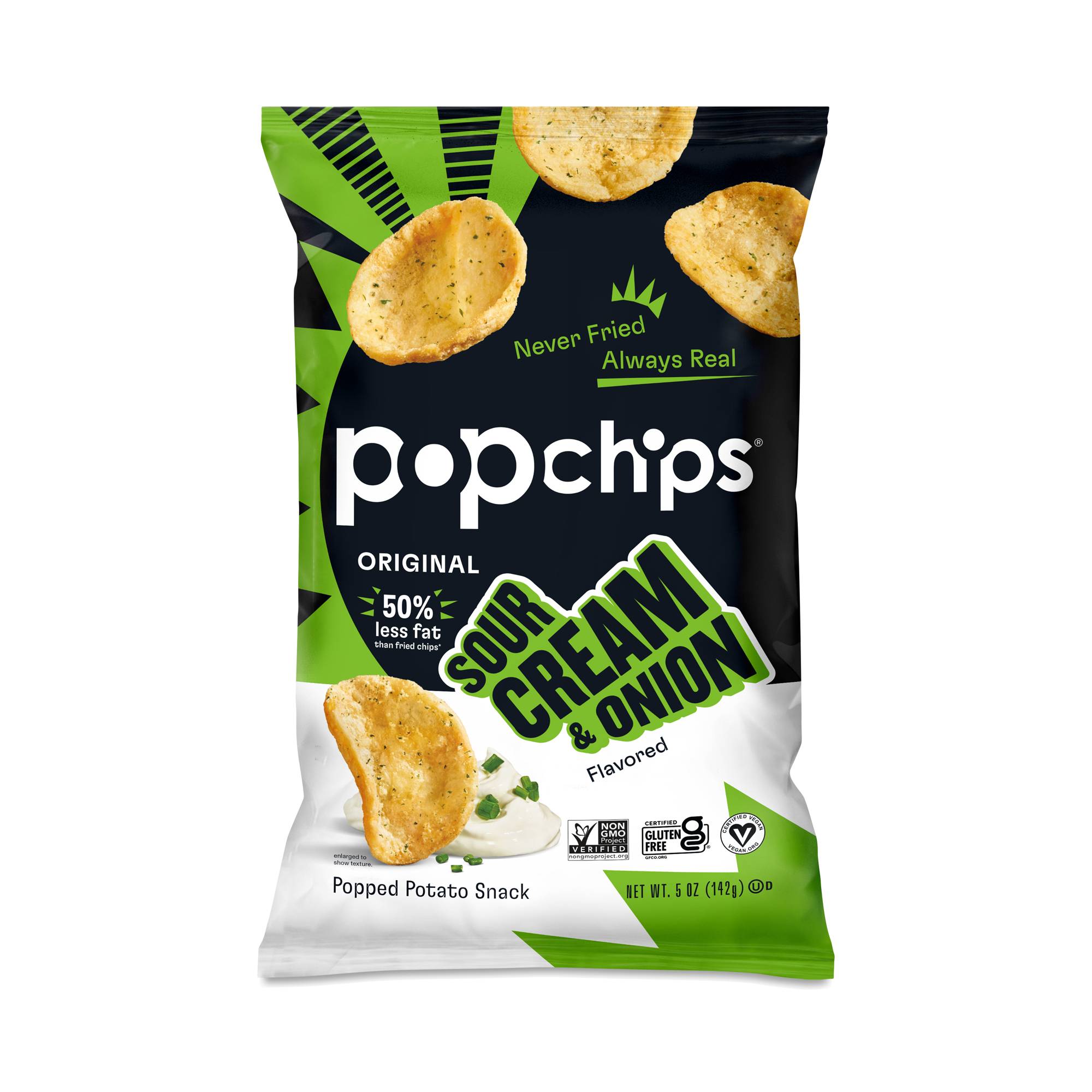 Popped Potato Chips, Sour Cream & Onion