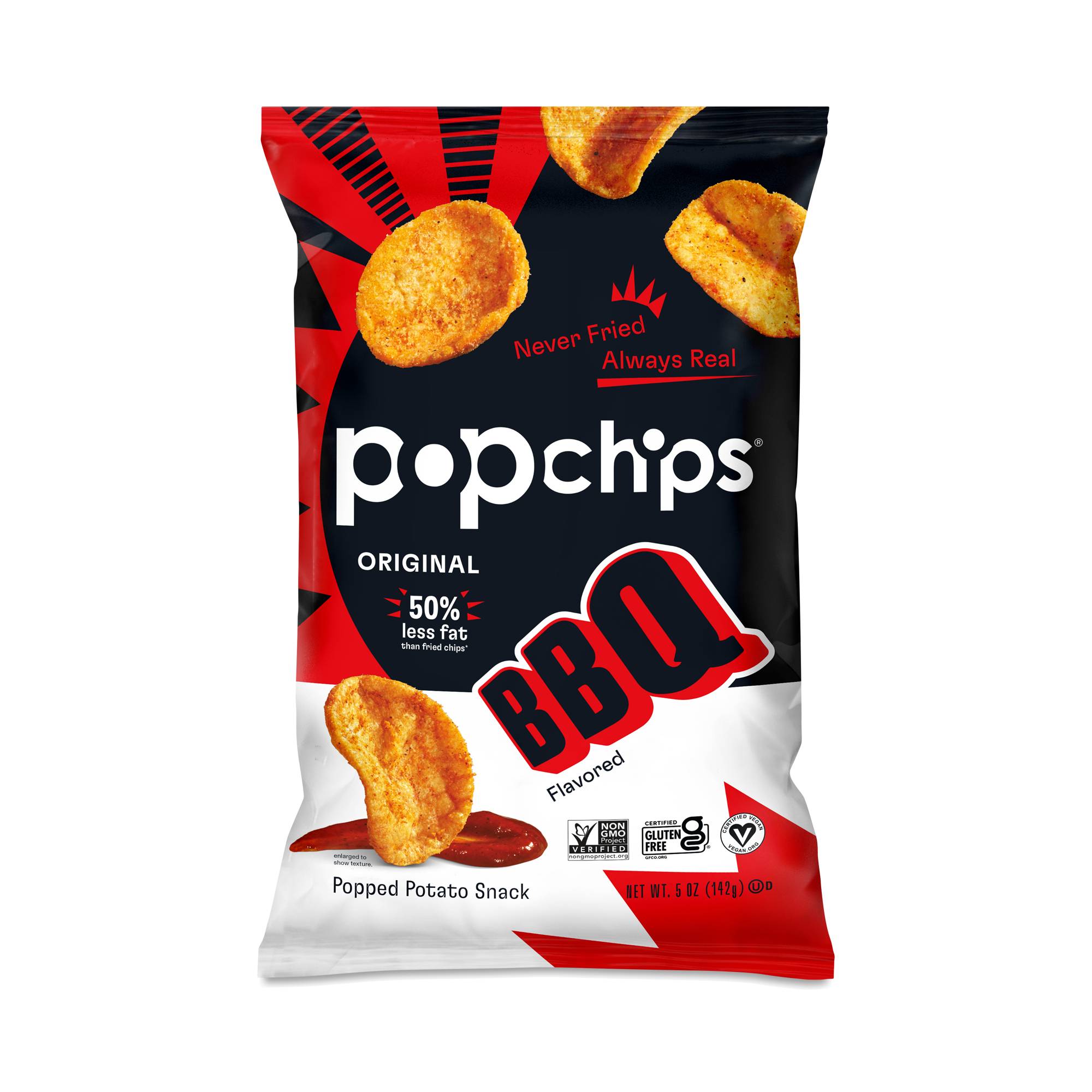 Popped Potato Chips, BBQ