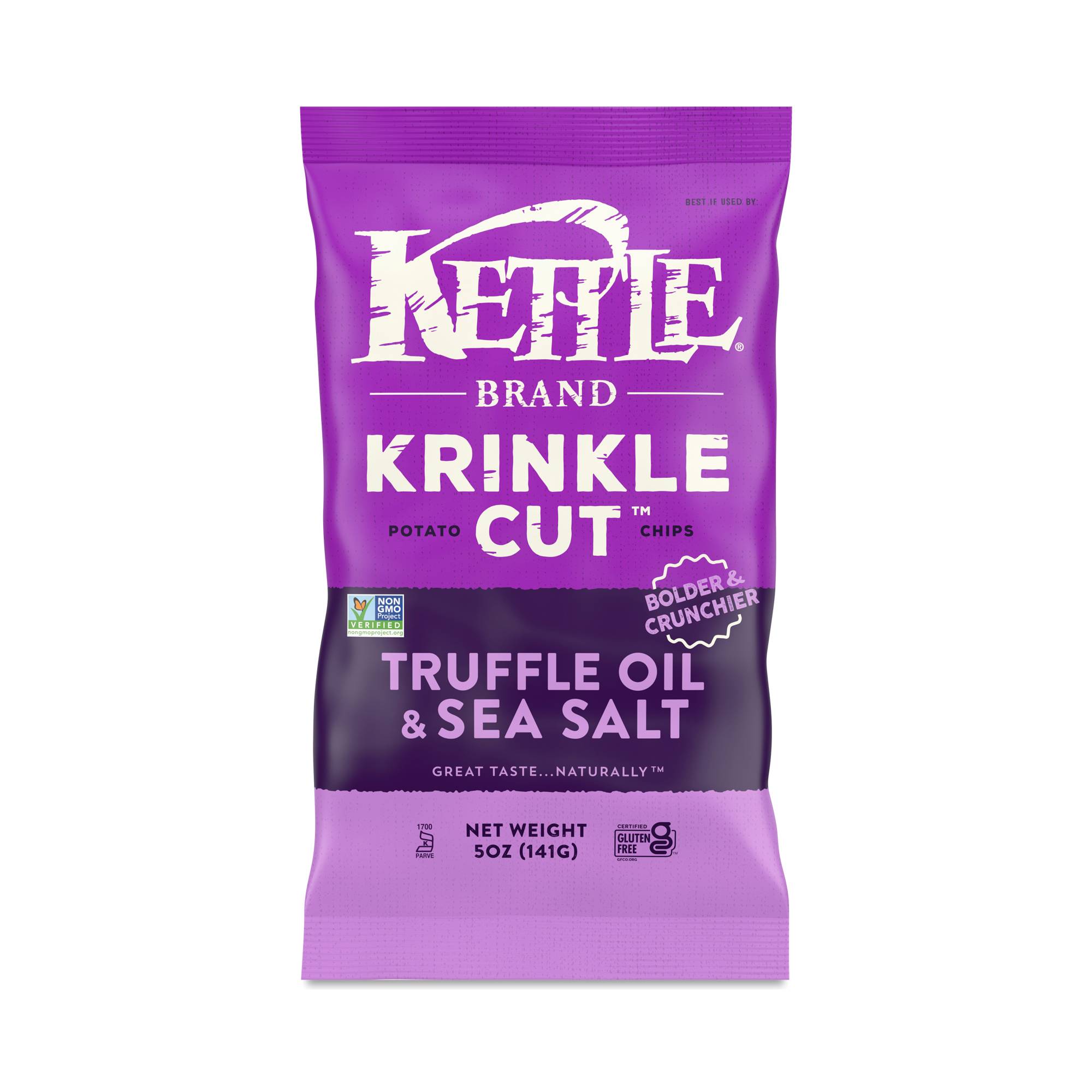 Krinkle Cut Potato Chips, Truffle & Sea Salt