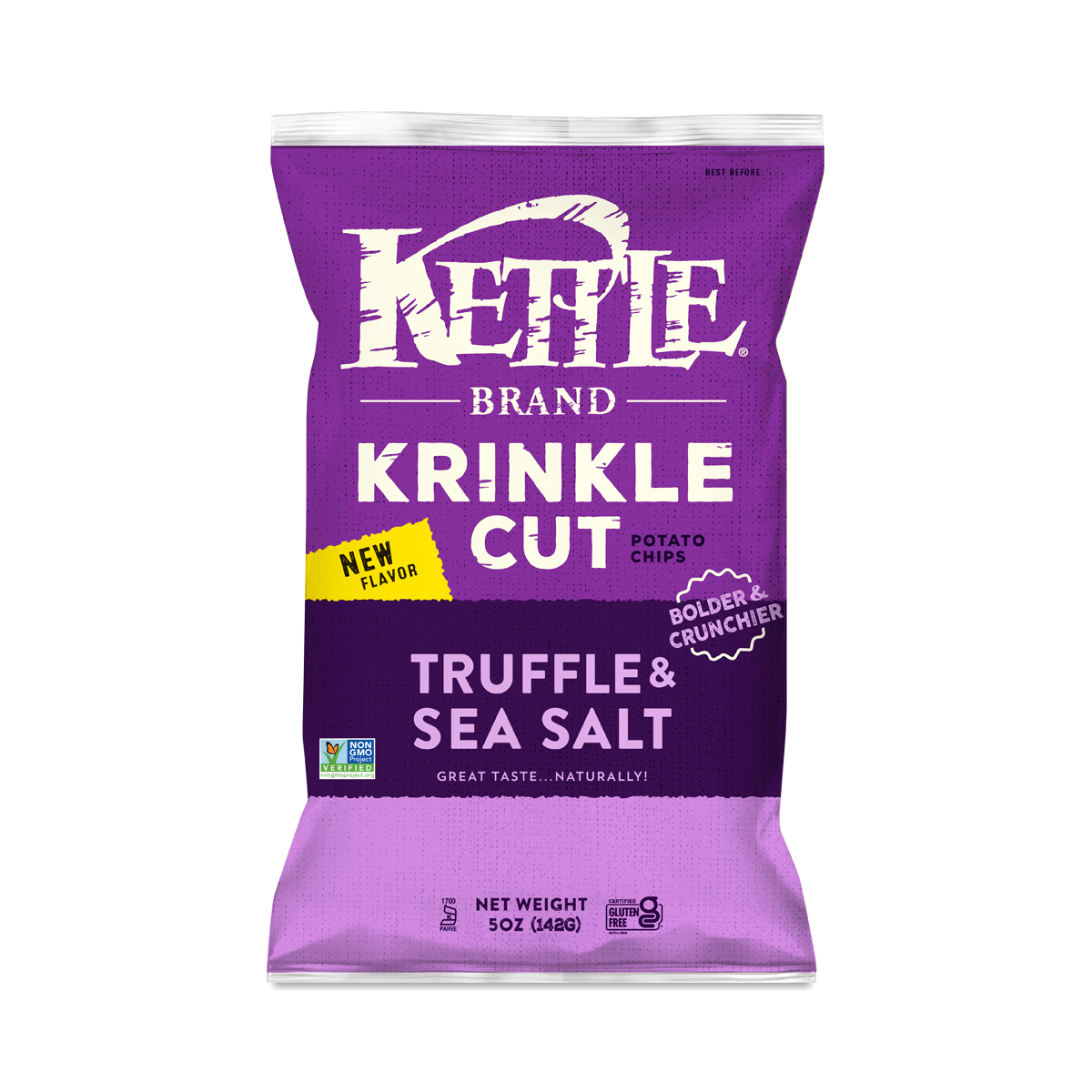 Kettle Brand Krinkle Cut Potato Chips, Truffle & Sea Salt | Thrive Market