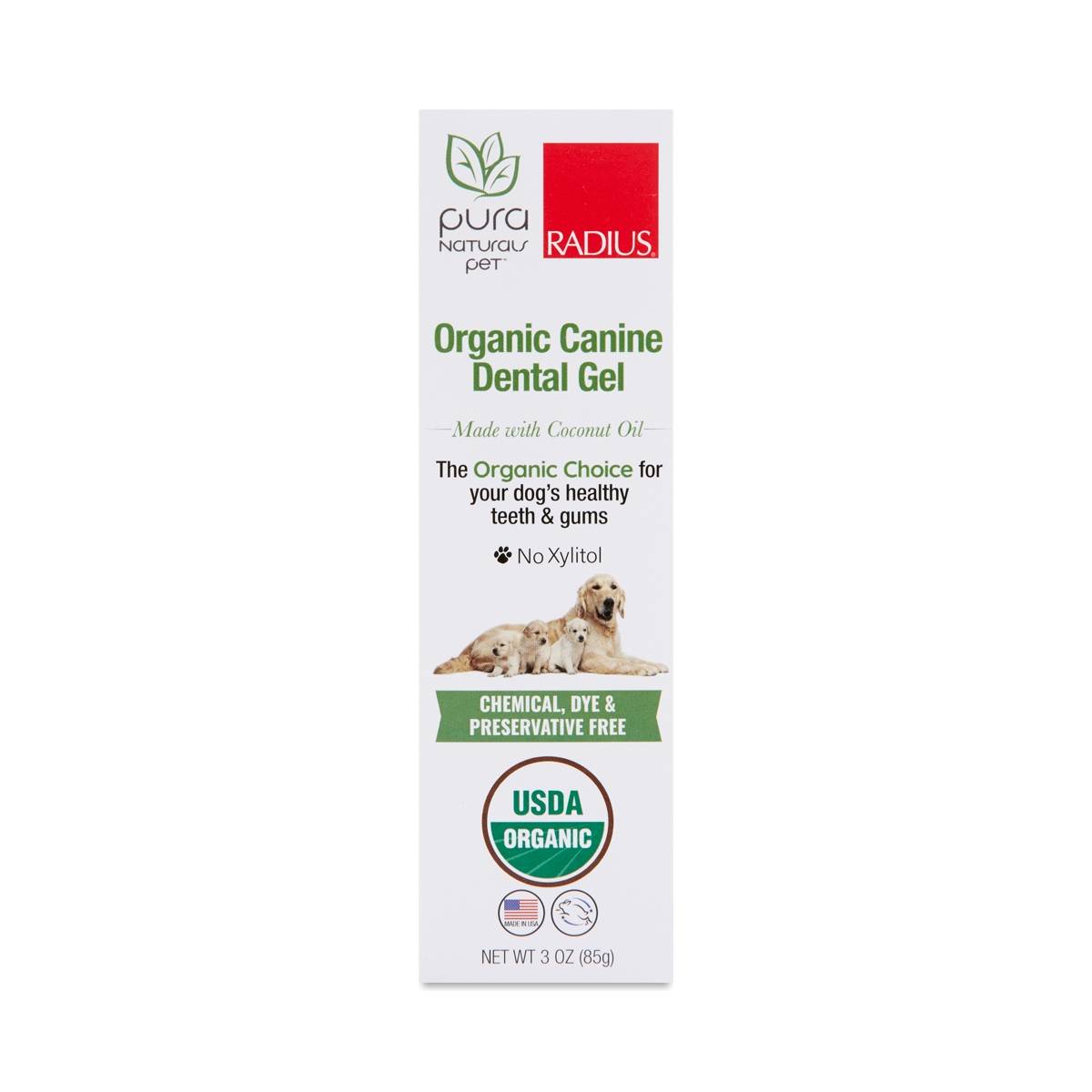 Pure and Natural Pet Dental Gel for Dogs Thrive Market