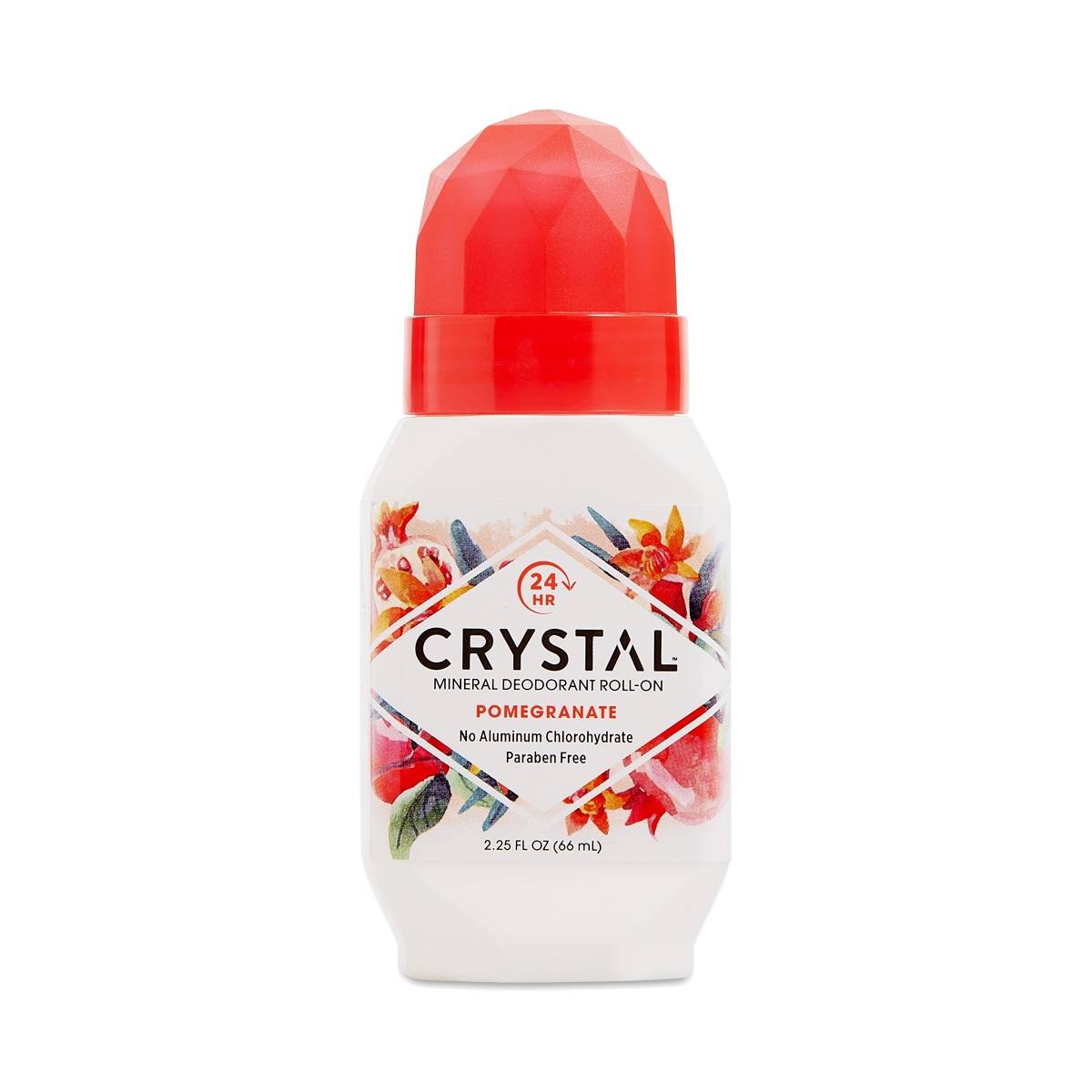 Crystal Mineral RollOn Deodorant, Pomegranate Thrive Market