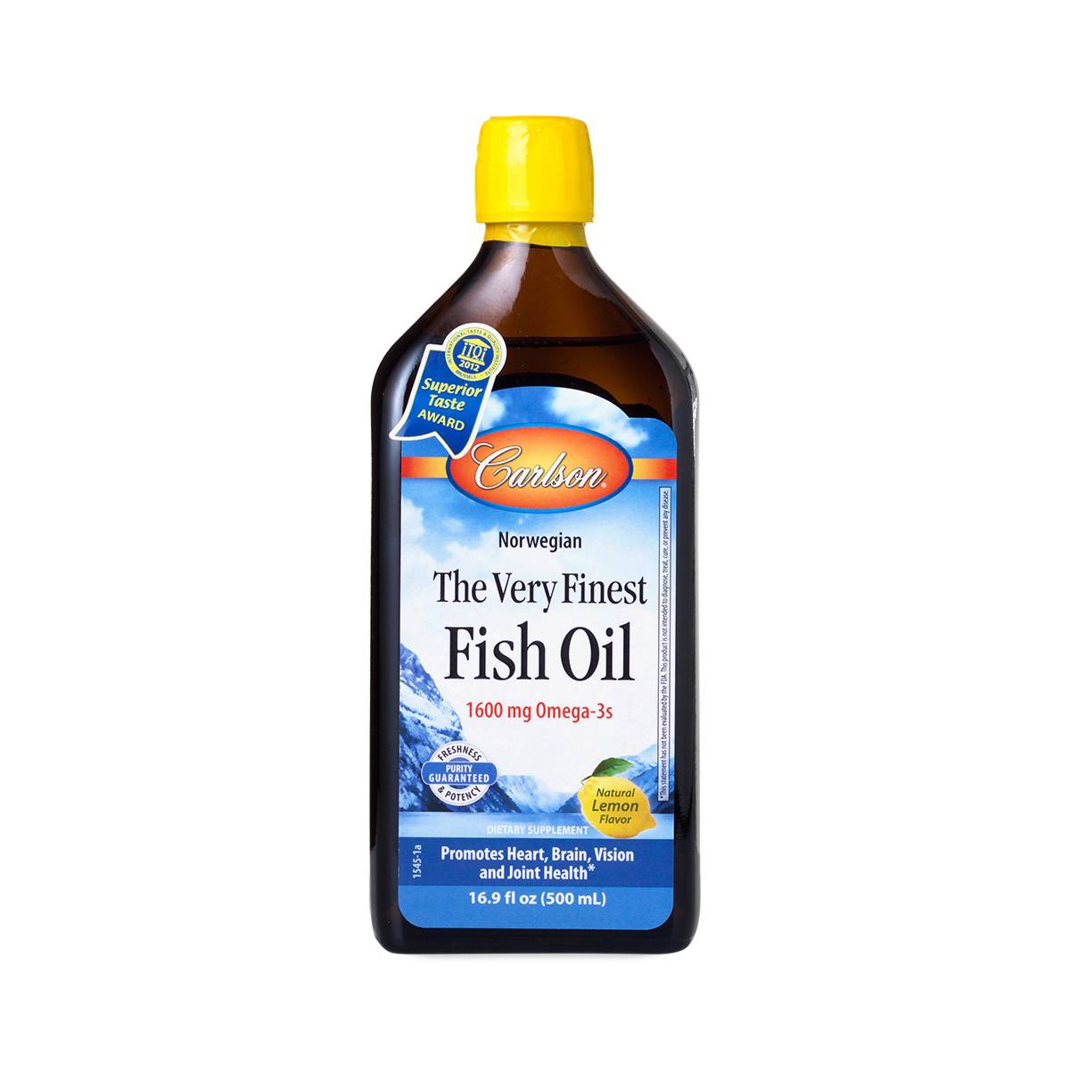 17 oz Very Finest Fish Oil by Carlson Labs Thrive Market