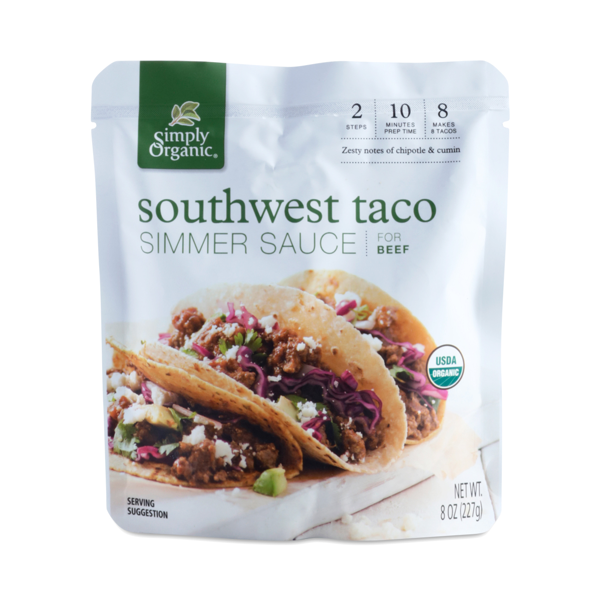 Organic Southwest Taco Simmer Sauce