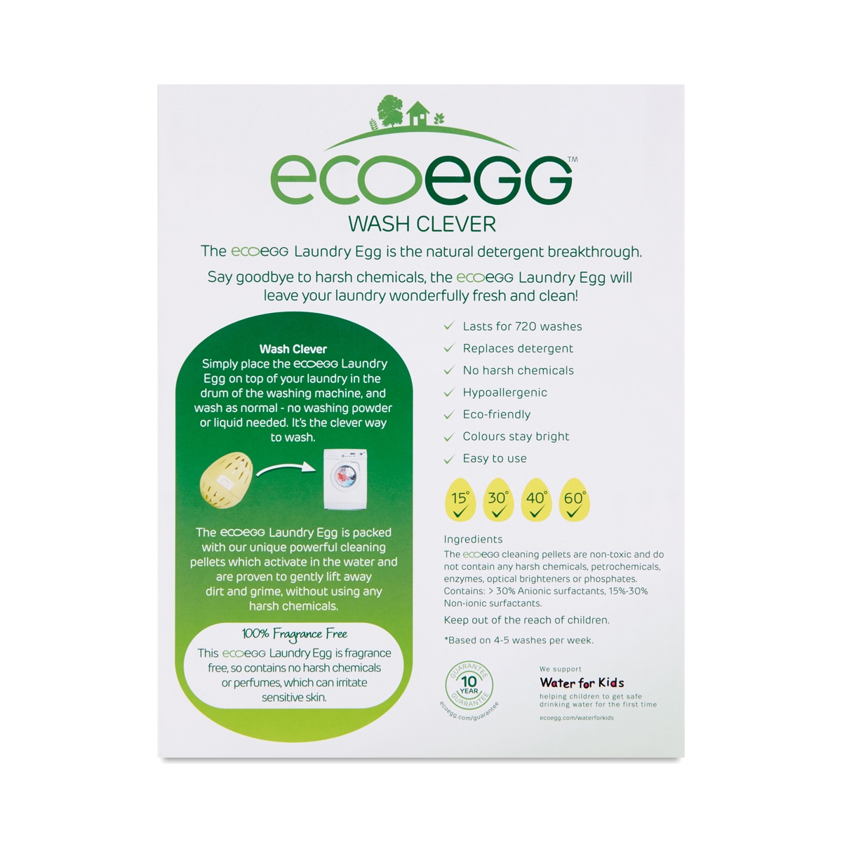 Fragrance Free Laundry Egg by Ecoegg Thrive Market