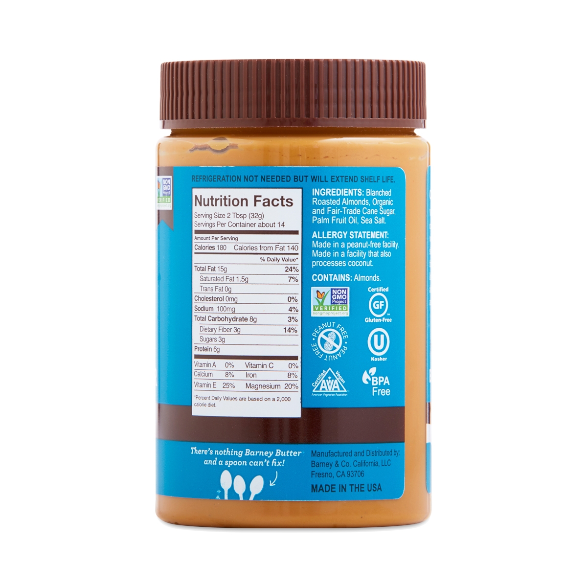 Smooth Almond Butter by Barney Butter Thrive Market