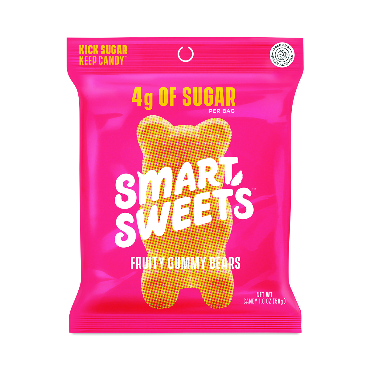 2-Pack SmartSweets Fruity Gummy Bears 1.8 oz bag