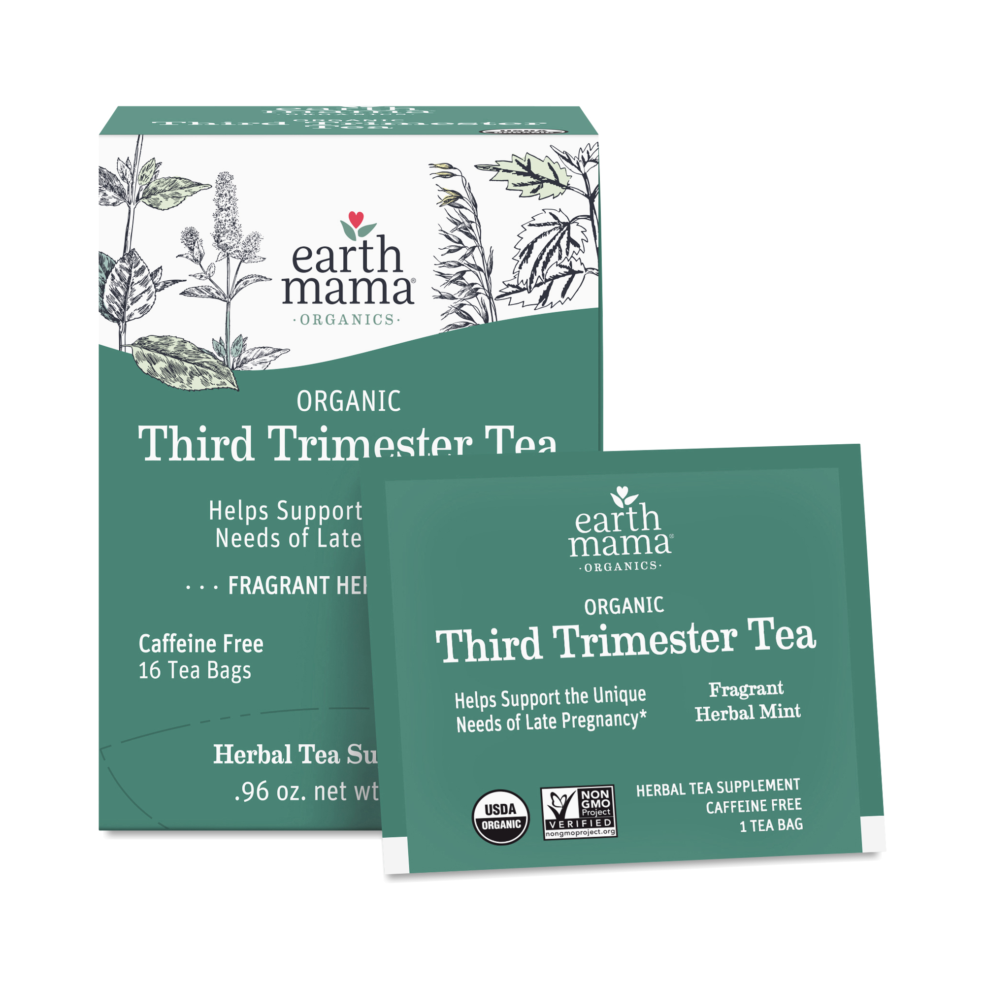 Earth Mama Organic Third Trimester Tea | Thrive Market