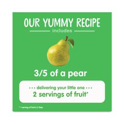 Happy Baby Stage 1 Organic Food Jars, Pears