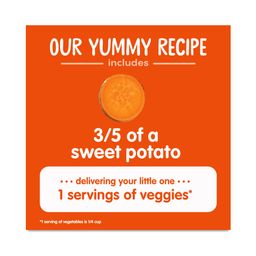 Happy Baby Stage 1 Organic Food Jars, Sweet Potatoes