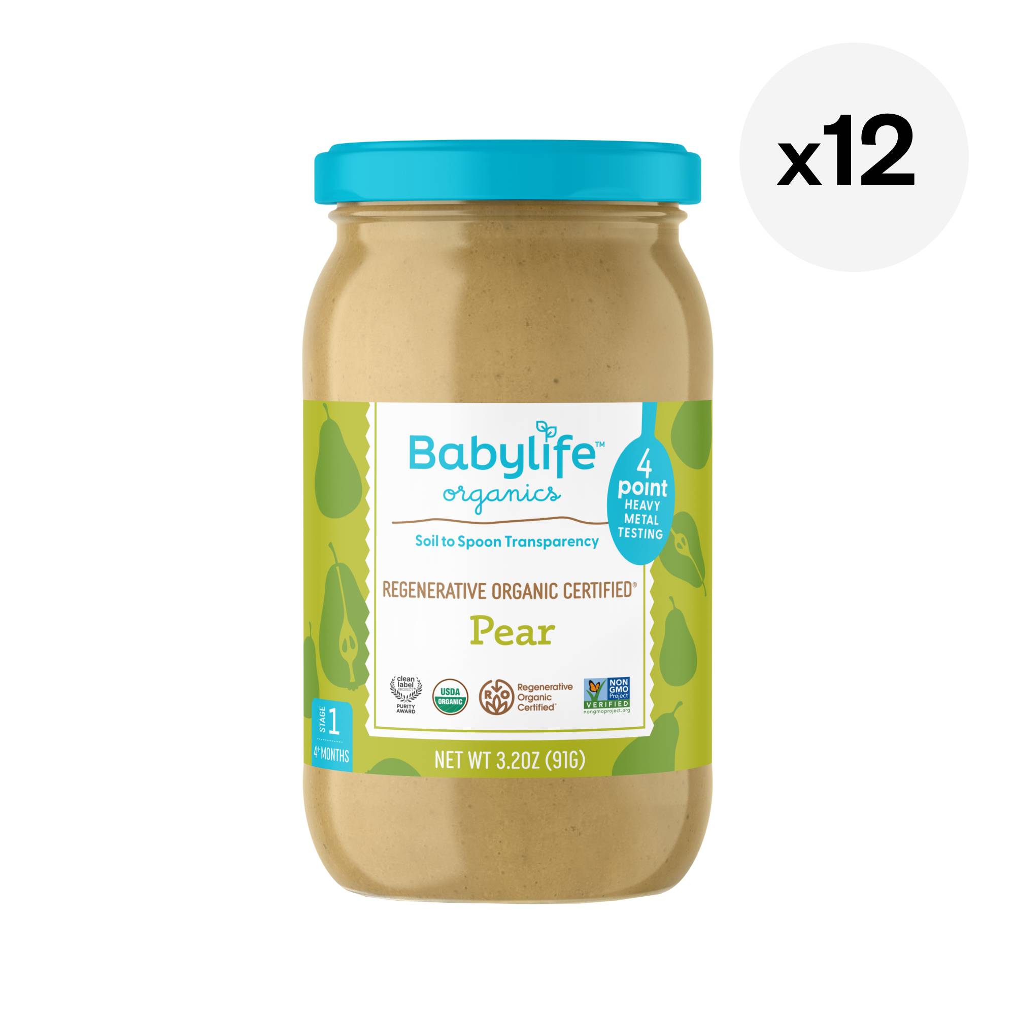 Stage 1 Baby Food, Pear