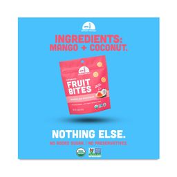 Organic Fruit Bites, Mango & Coconut