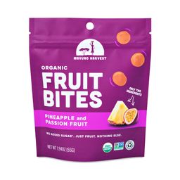 Organic Fruit Bites, Pineapple & Passion Fruit