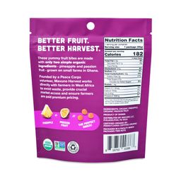 Organic Fruit Bites, Pineapple & Passion Fruit