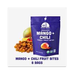 Organic Fruit Bites, Mango & Chili, Snack Pack