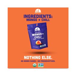 Organic Fruit Bites, Mango & Chili, Snack Pack