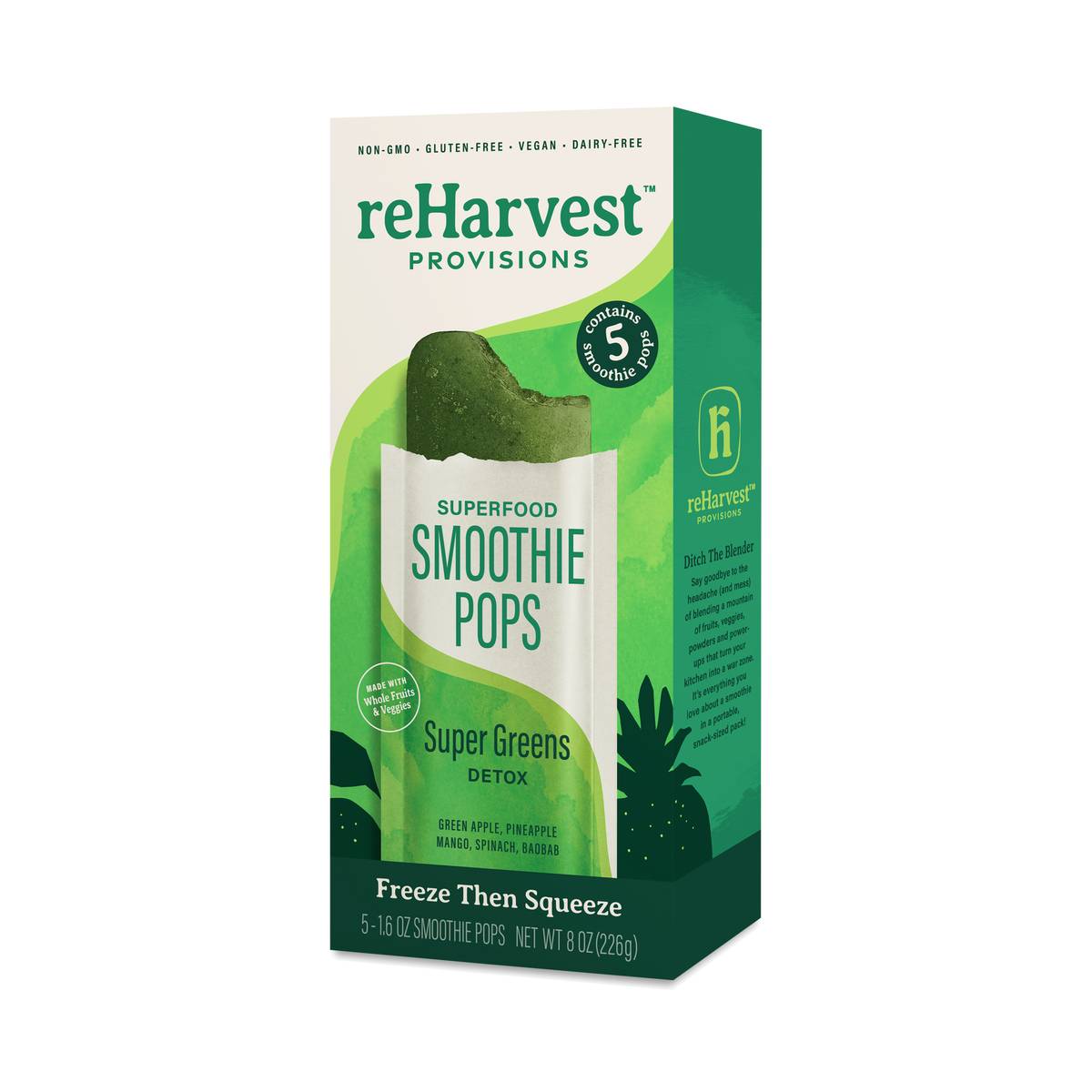 Smoothie Shot Pop, Daily Detox