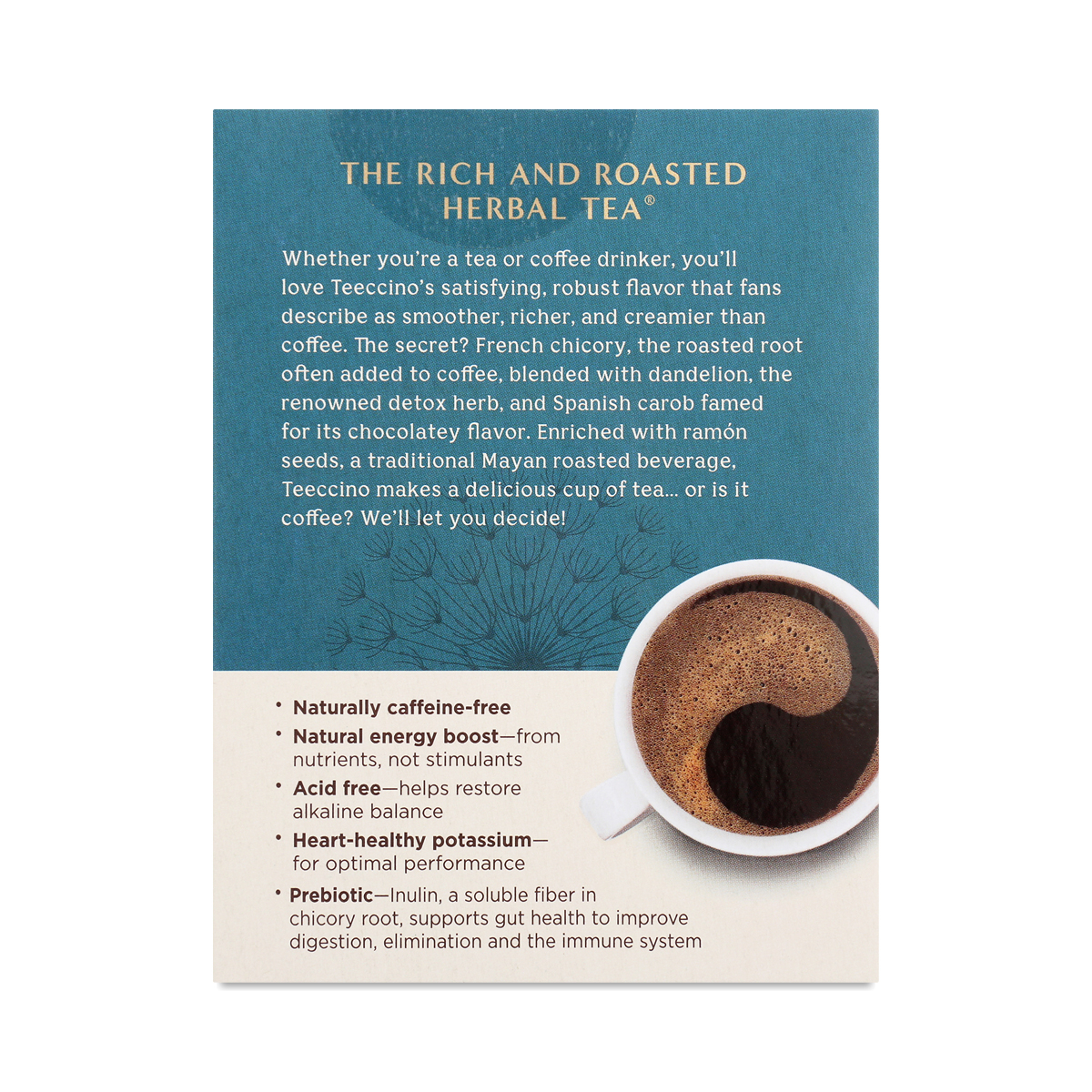 Dandelion Dark Roast Herbal Coffee Tee-Bags | Thrive Market