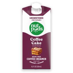 Unsweetened Non-Dairy Creamer, Coffee Cake