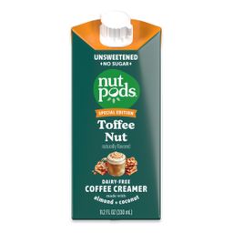 Unsweetened Non-Dairy Creamer, Toffee Nut