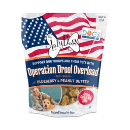 Operation Drool Overload, Blueberry & Peanut Butter Dog Treats