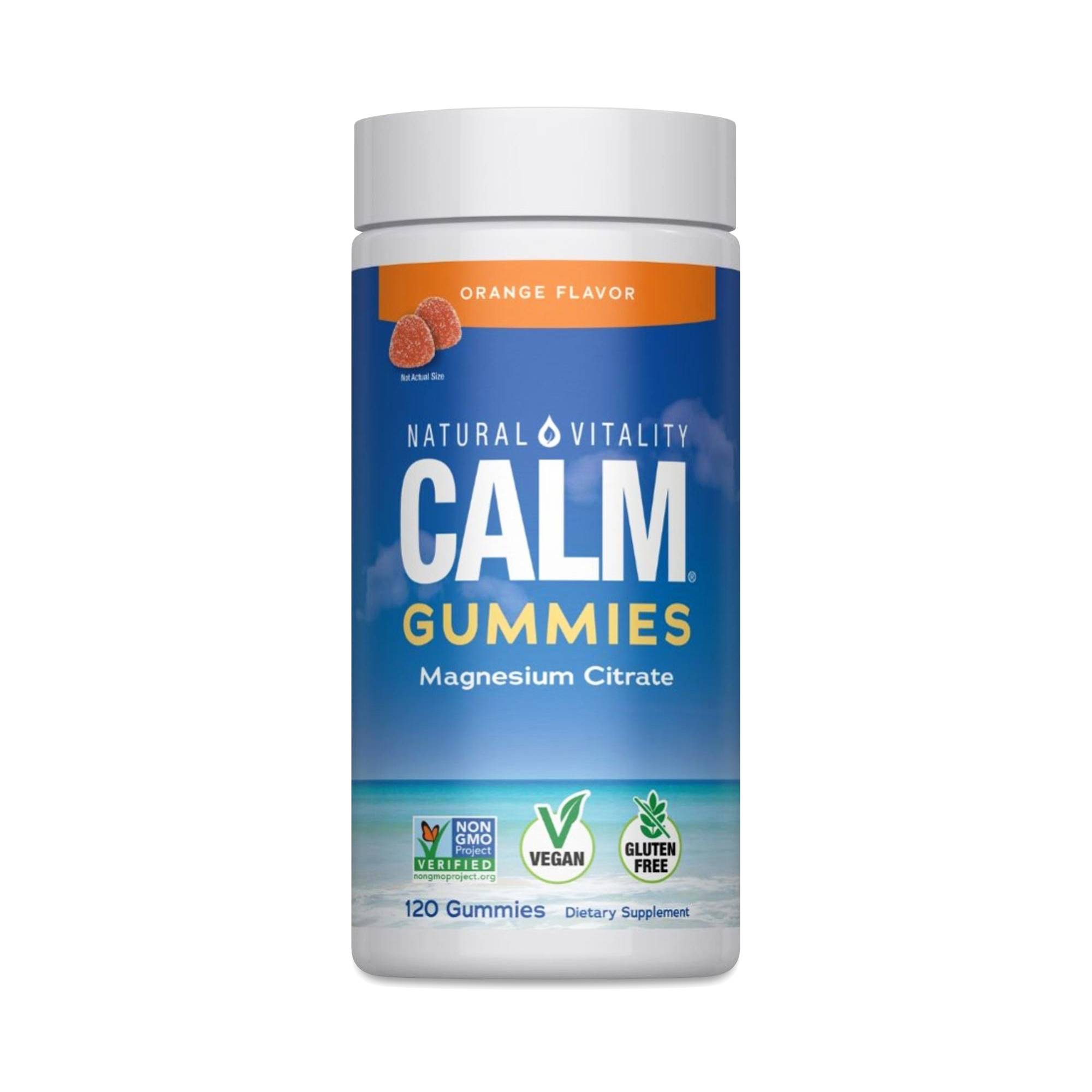 CALM Magnesium Gummies, Orange
