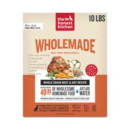 Wholemade Whole Grain Beef & Oat Dog Food, 10 lb