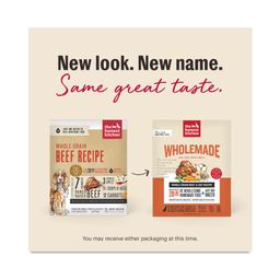 Wholemade Whole Grain Beef & Oat Dog Food, 10 lb