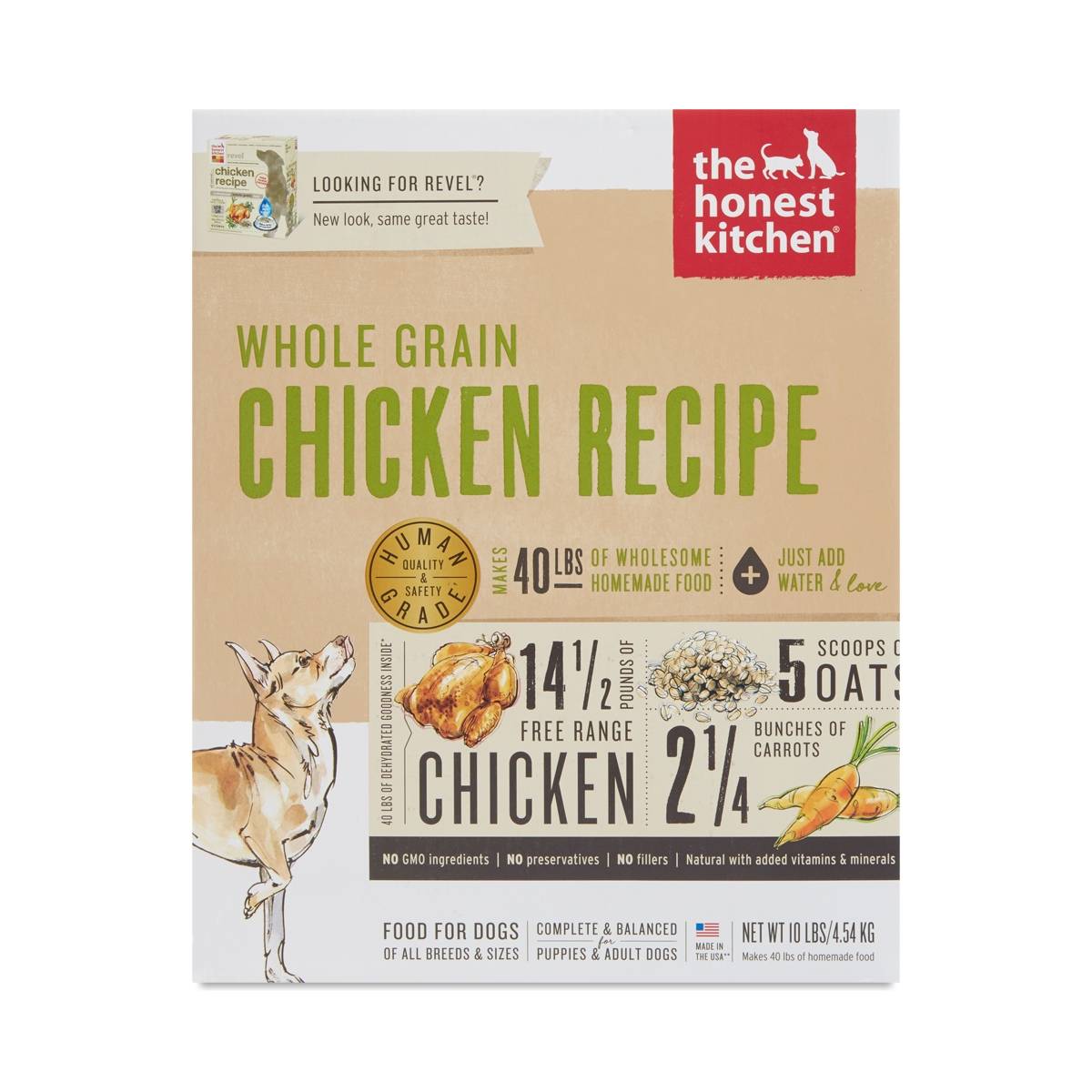 Whole Grain Chicken Recipe Dog Food, 10 lb