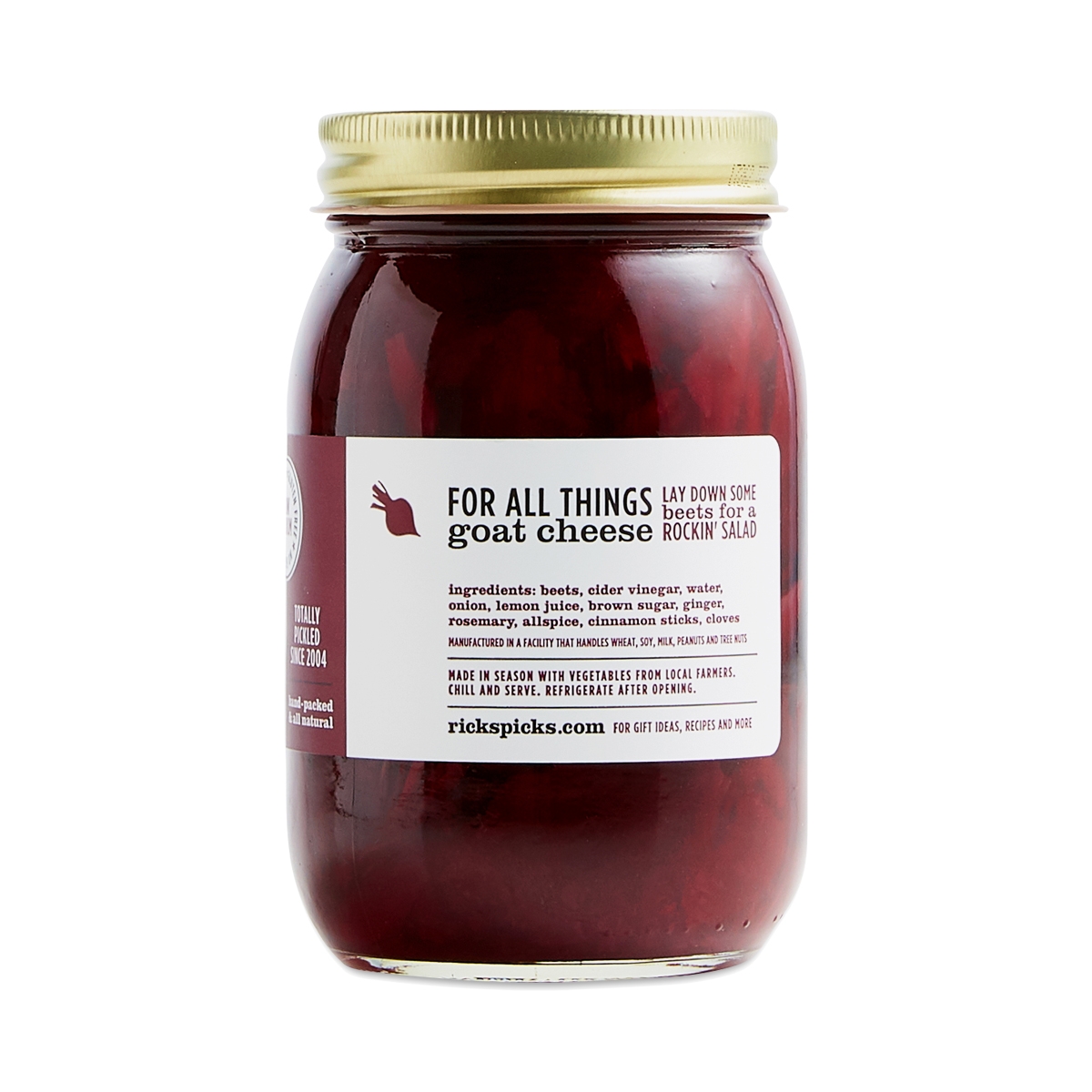 Phat Beets Aromatic Pickled Beets by Rick's Picks Thrive Market