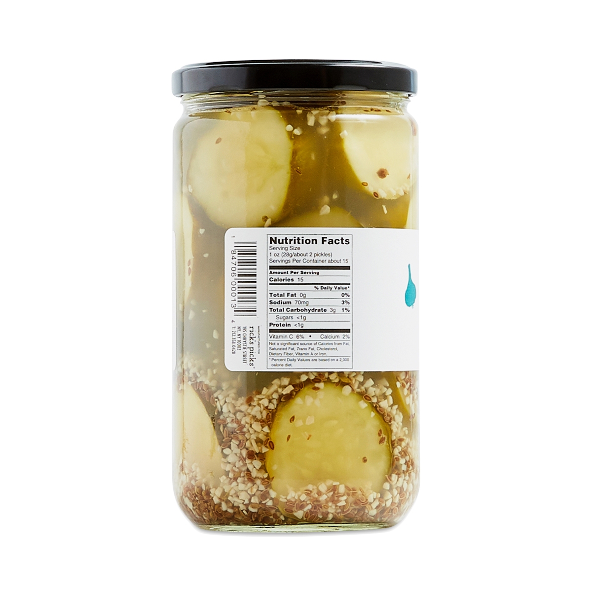 Garlic Dill Pickle Slices by Rick’s Picks Thrive Market