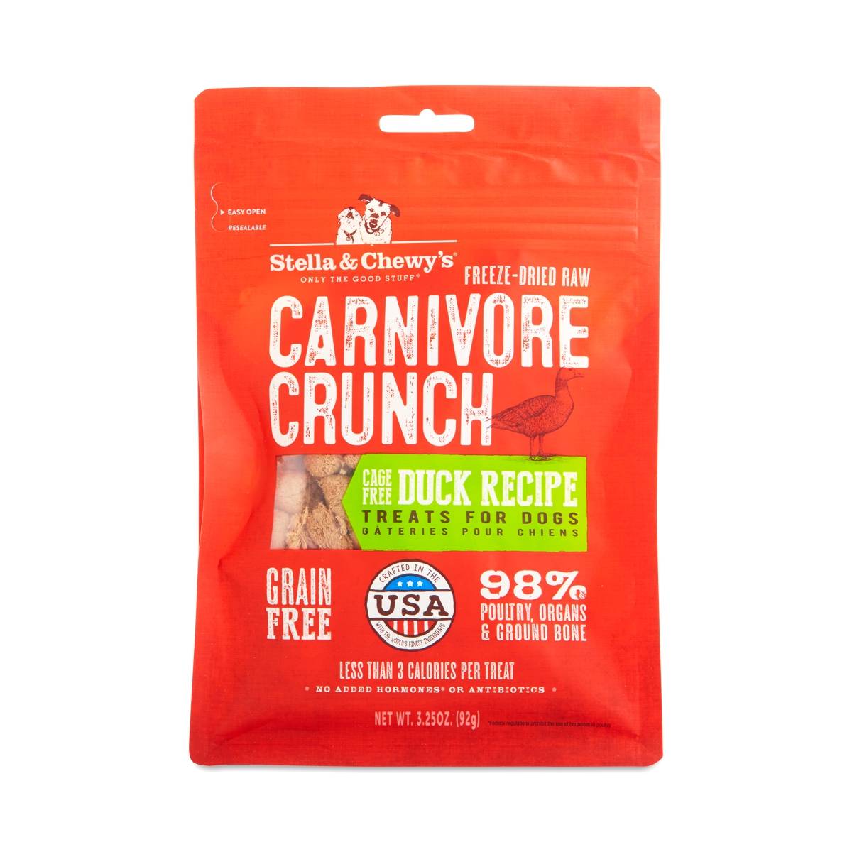 Carnivore Crunch Dog Treats, CageFree Duck Recipe Thrive Market