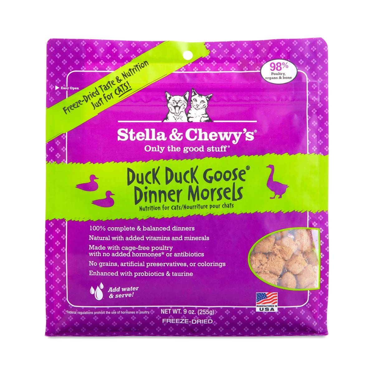 Stella & Chewy's Duck Duck Goose Dinner Morsels Dry Cat Food Thrive