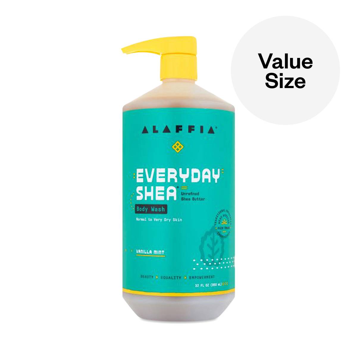 EveryDay Shea Body Wash, Vanilla Mint