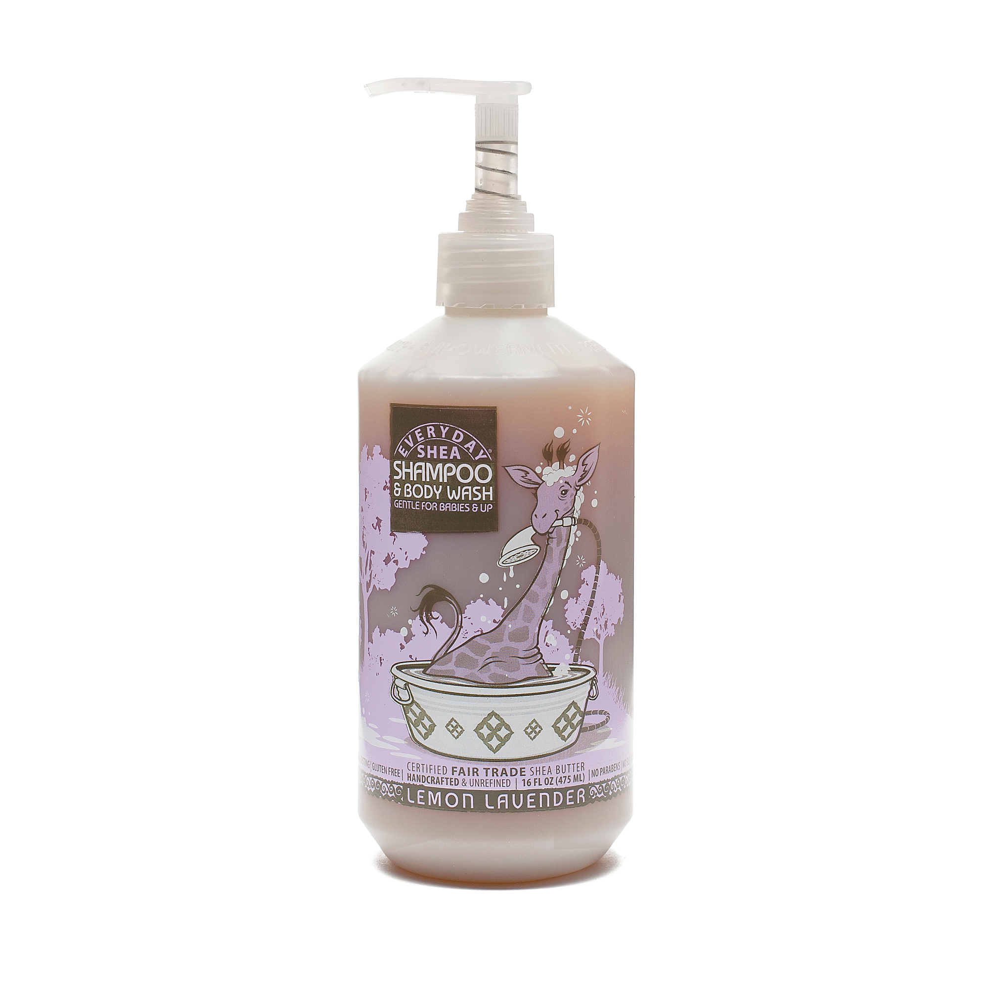 Fair Trade Shea Butter Baby Shampoo and Body Wash