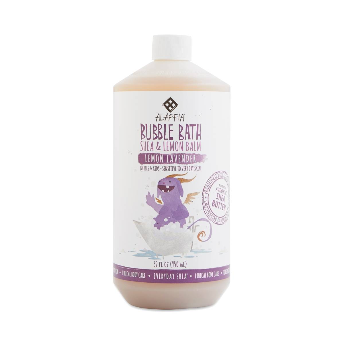 Calming Lemon Lavender Baby Bubble Bath, Fair Trade Thrive Market