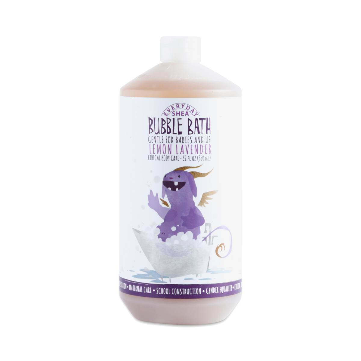 Calming Lemon Lavender Baby Bubble Bath, Fair Trade Thrive Market