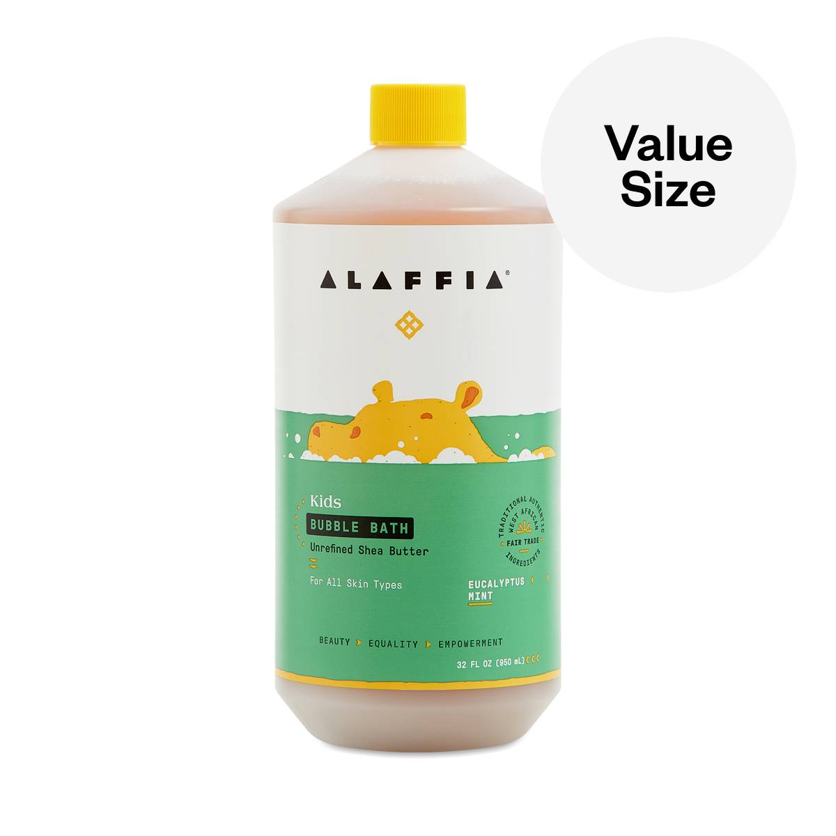Kids Shea Butter Bubble Bath, Eucalyptus Mint