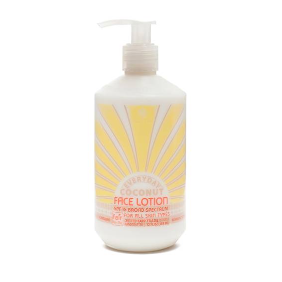 SPF 15 Coconut Daily Face Lotion Thrive Market