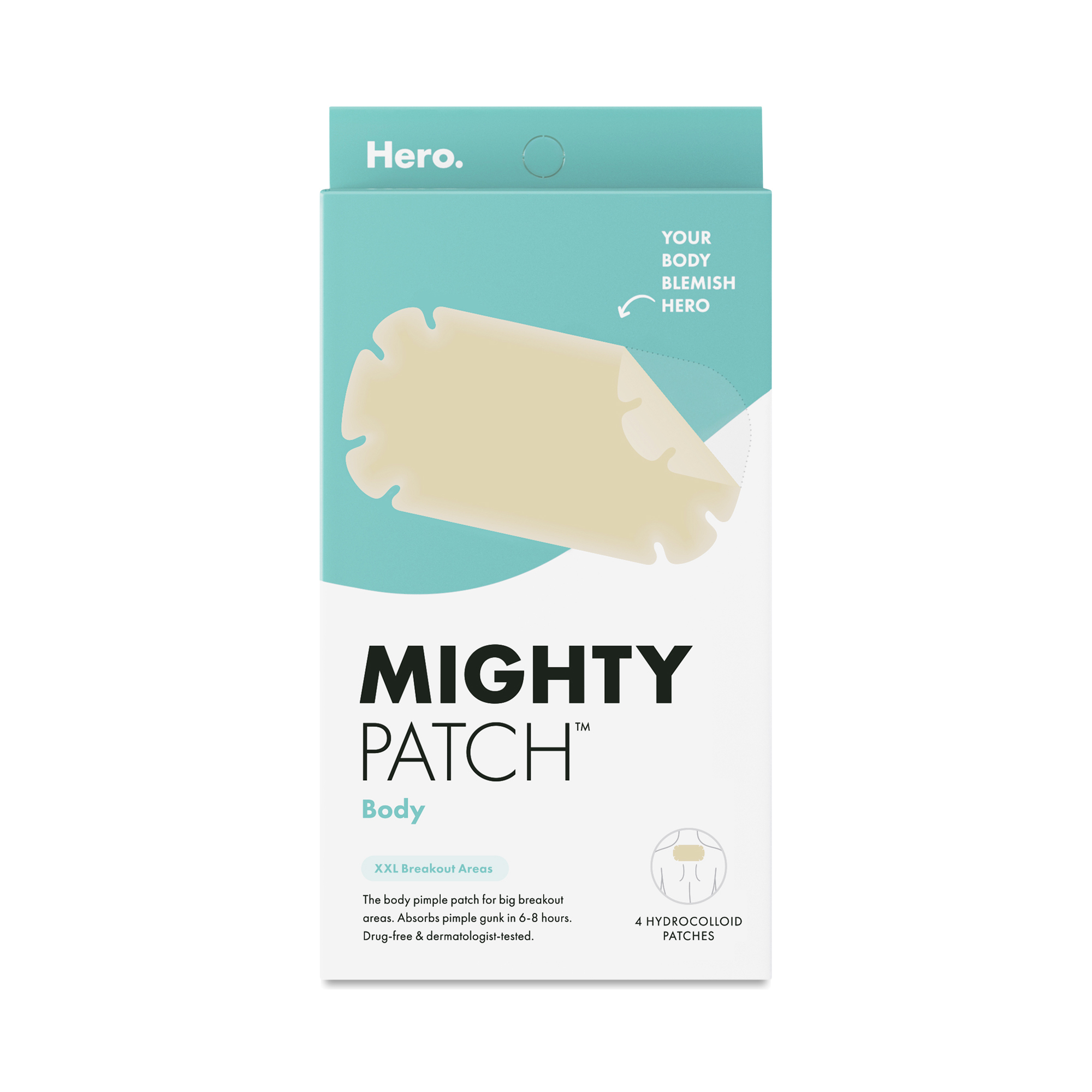 Hero Cosmetics Mighty Patch Body 4 count
