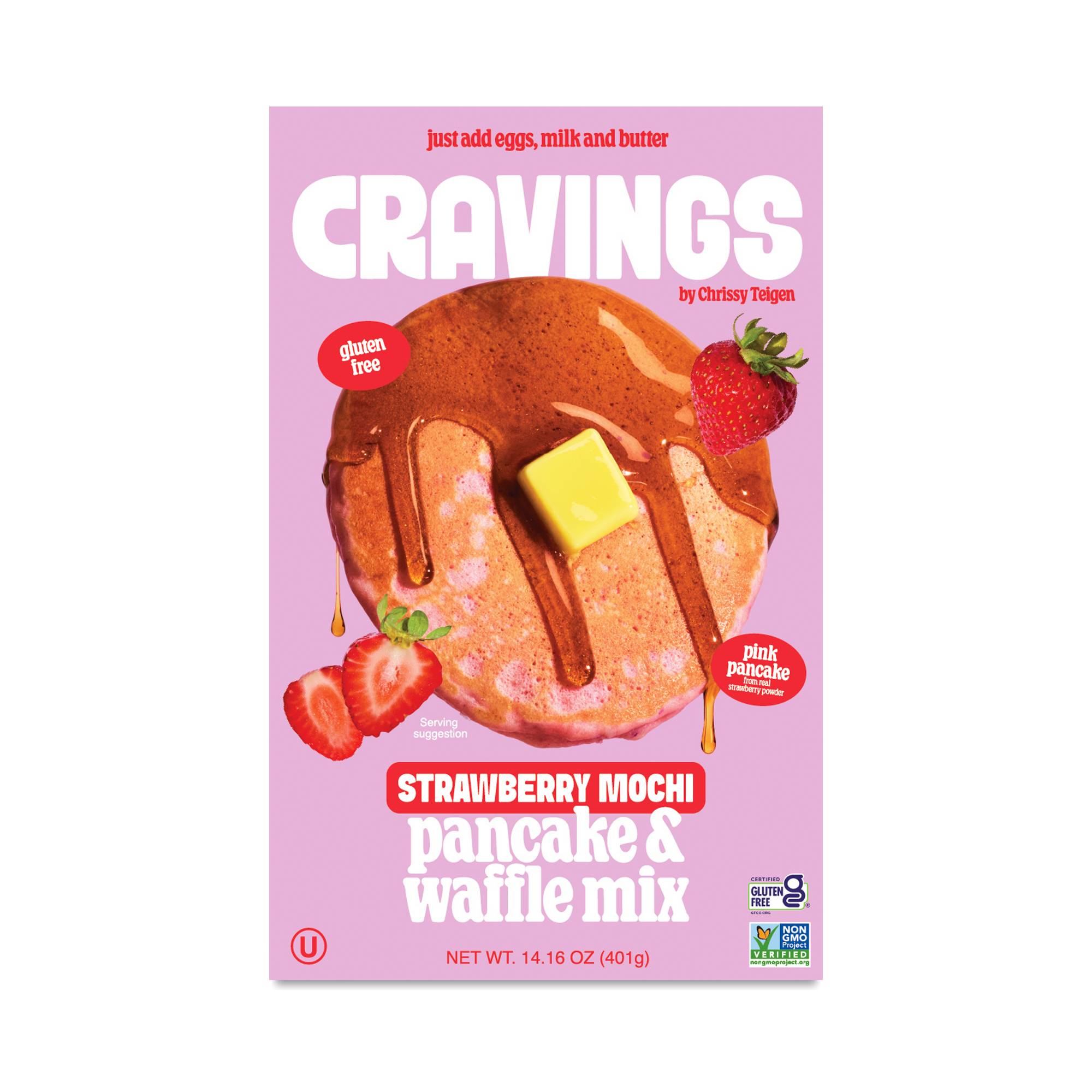 Strawberry Mochi Pancake & Waffle Mix