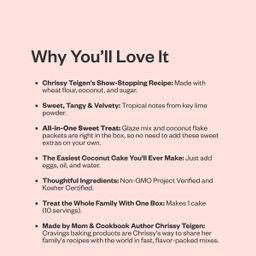 Heavenly Coconut Key Lime Cake Mix