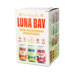 Zero Percent Non-Alcoholic Mocktails Variety Pack, On Holiday