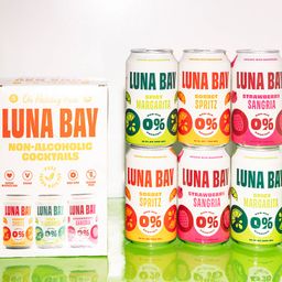 Zero Percent Non-Alcoholic Mocktails Variety Pack, On Holiday